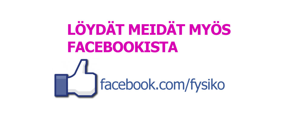 Facebook Löydät meidät myös Facebookista!
